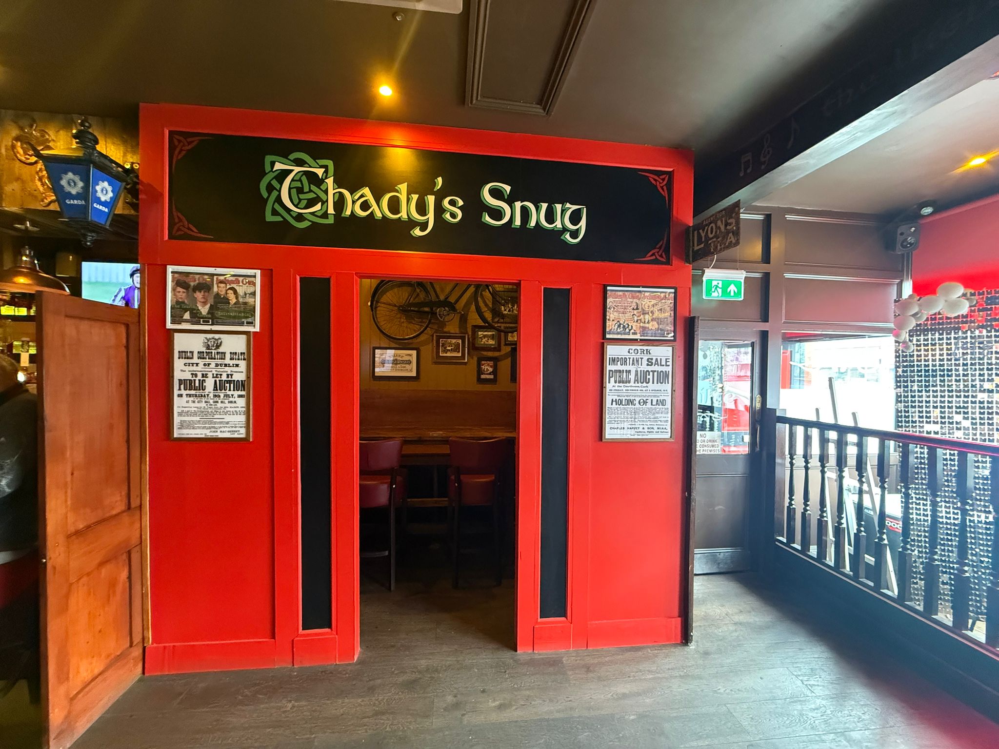 Thady's Snug entrance